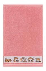 Zwoltex Fürdőlepedő, Zwoltex, 30x50 cm, frottír pamut, rózsaszín, 400 g/m2 (235689)