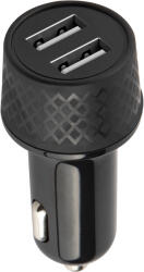 Forever Forever autós töltő 1xUSB 2, 4A + 1xUSB QC 3.0 LA-03 fekete