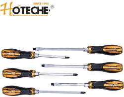 HOTECHE - Csavarhúzó klt. 6r CV. üthető gumis nyéllel (241506)