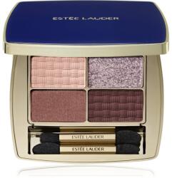 Estée Lauder Pure Color The Essential Eyeshadow Quad палитра сенки за очи с апликатор цвят Power Brunch 4 гр