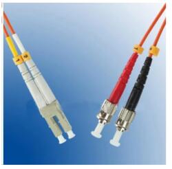 LEXI-NET Fiber Optic LC Fiber Optic ST Átalakító Piros 2m PATCHOP-50/LC-ST-2M (PATCHOP-50/LC-ST-2M)