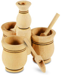 Perfect Home 7-részes fűszertartó készlet, fa 19067 (19067)