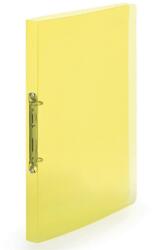 KARTON P+P Gyűrűskönyv A4, 2 gyűrűs 2cm gerinc áttetsző PP, Karton P+P Lines sárga (52389) - emag