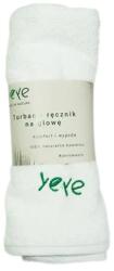 Yeye Szemfürdő turbán, 100% természetes pamut, kiváló nedvszívó képességű, fehér, 24x64cm (YEYE-TURBANBIALY)