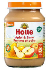Holle Bio alma és körte 190 g