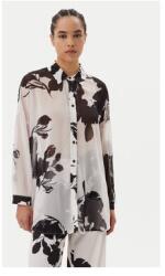 Access fashion női ing, 53-7025, újrahasznosított poliészter, ML INTL, fehér/fekete (0000305406873_M_L)