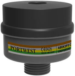  ABEK2P3 kombinált szűrő univerzális menetes (4db) PW_P976BKR Fekete - méret