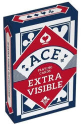 CartaCo ACE EXTRA NAGY index römi kártya kék hátlappal linen finnish kártyakarton
