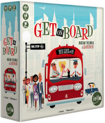 IELLO Get on Board: London and New York társasjáték, angol nyelvű