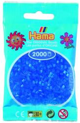 Hama 2000 margele Hama MINI in pungulita - albastru transparent (Ha501-15)