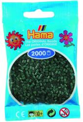 Hama 2000 margele Hama MINI in pungulita - verde inchis (Ha501-28)