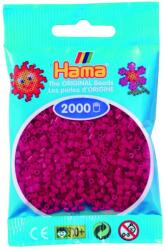 Hama 2000 margele Hama MINI in pungulita - rosu vin (Ha501-29)
