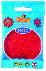 Hama 2000 margele Hama MINI in pungulita - rosu transparent (Ha501-13)