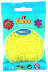 Hama 2000 margele Hama MINI in pungulita - galben pastel (Ha501-43)