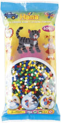 Hama Margele de calcat HAMA MIDI mix 6 culori de baza (Ha205-66)
