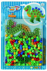 Hama DINOSAUR - 250 margele HAMA MAXI in blister (Ha8909)