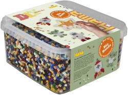 Hama Set cu 15000 margele Hama midi bio si o planseta in cutie din plastic (Ha1900)
