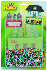 Hama CASA - 2000 de margele HAMA MIDI si 1 planseta - infoliat (Ha4077)