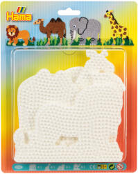 Hama Set de 4 plansete midi mari in blister, animale africane (Ha4582)