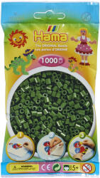 Hama Margele de calcat Hama midi verde padure pastel 1000 buc in pungulita (Ha207-102)
