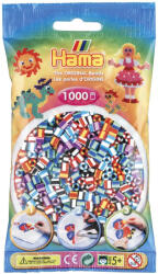 Hama Margele de calcat HAMA MIDI mix 6 culori cu dungi (Ha207-90)