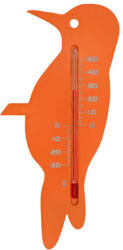  Hőmérő kültéri, műanyag, narancssárga harkály forma15x7, 5x0, 3cm / 6db/karton (6080092 - 6080092)