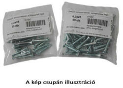  Önfúró lemezcsavar DIN 7504/O sülly. fejű kereszthornyos horganyzott 4, 2x25 (25 db) (ZIP261) - pepita