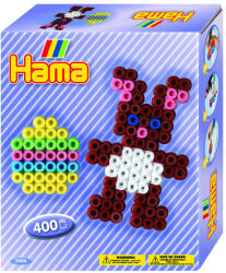 Hama Margele de calcat HAMA Midi in cutie speciala 400 buc Pastele (Ha3904)