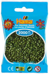 Hama 2000 margele Hama MINI in pungulita - verde olive masliniu (Ha501-84)