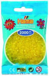 Hama 2000 margele Hama MINI in pungulita - galben transparent (Ha501-14)