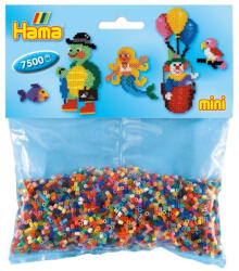 Hama 7500 margele HAMA MINI Mixt de 49 culori in pungulita (Ha583)