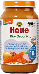 Holle Bio vörös lencse zöldségekkel és borjúhússal 220 g