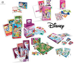 Disney csomag lányoknak EXTRA! ( INGYENES SZÁLLÍTÁSSAL! 12 db társasjáték, kártyajáték, dominó és Adventi naptár )