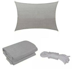  Rana napvitorla négyszög alakú 3x4 m szürke