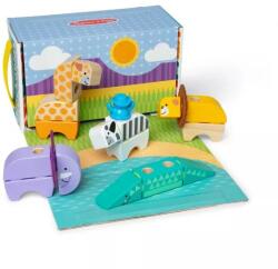 Melissa & Doug Blockables: Szafari állatos szett (6074903) - jatekbolt