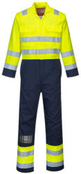  Bizflame Work Hi-Vis antisztatikus overál PW_BIZ7YNRXL Sárga/Navy - XL méret