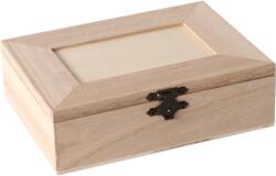 PENTART 14x10x3, 5 cm belül tükrös 4 rekeszes doboz 25334 (25334)