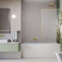 Radaway Paravan de cada Radaway Modo F SL PNJ II auriu periat-transparent 90x150 cm sticla 8 mm dreapta (10406090-99-01R)