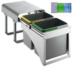 EKOTECH EKKO FRONT 40szekrénybe szerelhető szemetes 365 mmmagas 2 vödrös kivitel (90224100)