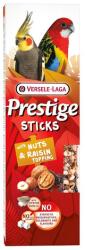 Versele-Laga Prestige Sticks 2 diós és mazsolás flakonok közepes méretű papagájok számára 140g