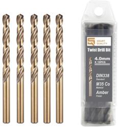 Smart Quality Burghiu pentru metal Smart Quality, HSS-Co5 DIN338, 8mm, 10 bucati (SQ-005-8) - constructii-mag Burghiu