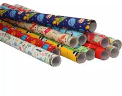 Pátria Nyomda Hârtie de împachetat rulou cu modele pentru copii - diversă, 70 x 200 cm (P0021 0041)