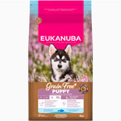 EUKANUBA 3kg Eukanuba Grain Free Puppy Large & Giant Breed tengeri hal száraz kutyatáp