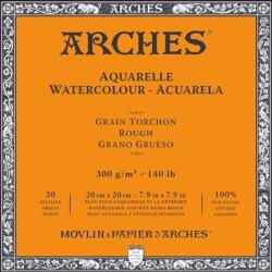 ARCHES Watercolour Rough Block Natural White Vázlatfüzet 20 20 x 20 cm 300 g (A1795084)