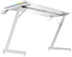 Trust Birou Gaming GXT 709W Luminus RGB LED Alb (25328)