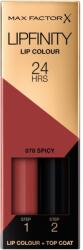 MAX Factor Lipfinity kétlépcsős tartós ajakrúzs /70 spicy