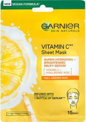 Garnier Skin Naturals Ragyogást adó fátyolmaszk C-vitaminnal - 28 g