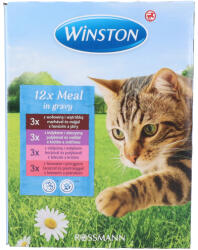 Winston Fenséges Menü alutasak macskáknak, multipack (12x100 g) - 1200 g