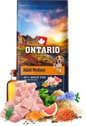 ONTARIO Adult Medium Fish & Brown Rice 12 kg - abc-zoo