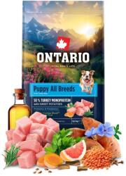 ONTARIO Puppy All Breeds Monoprotein Turkey & Sweet Potatoes 6, 5 kg